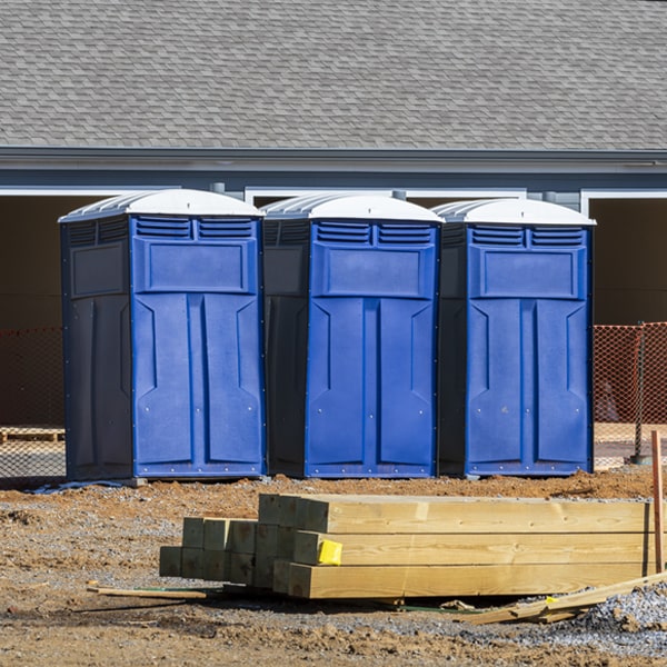 do you offer hand sanitizer dispensers inside the porta potties in Borden IN